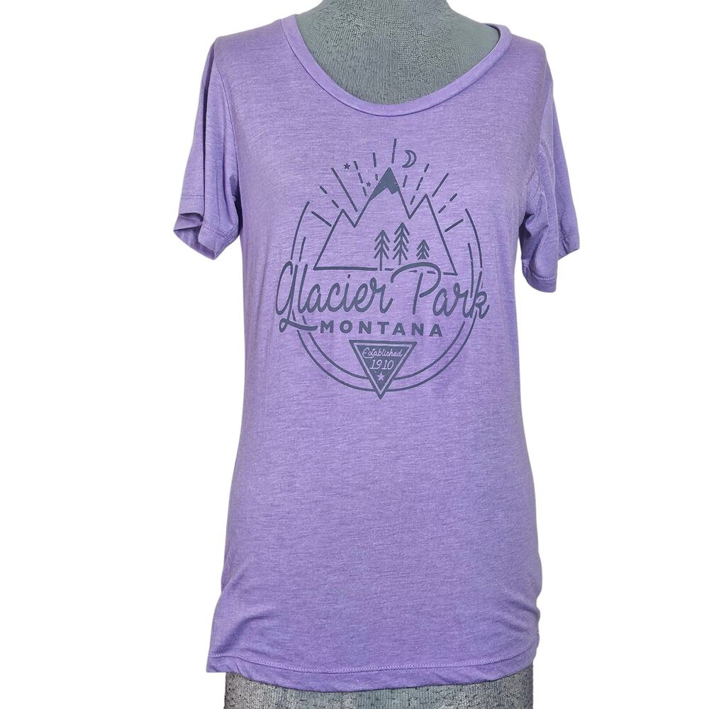 Glacier Park Montana Tee Size Large